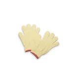 Pair of Honeywell™ Perfect Fit™ Aramid Fiber Seamless Knit Gloves in yellow, providing heat- and cut-resistant protection with superior dexterity, comfort, and durability for industrial and firefighting use.