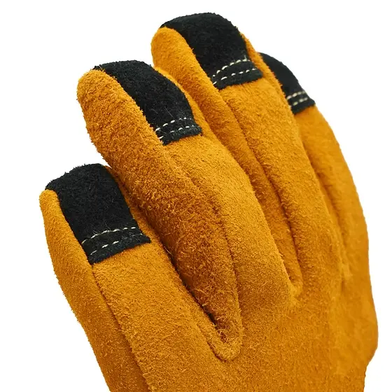 Single MajFire MFA82 glove backside fingertip close-up, highlighting the reinforced finger design and precision stitching for maximum durability.