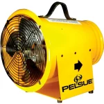 Pelsue® Steel Axial Blower, a robust, heavy-duty axial fan engineered for effective ventilation and air circulation in industrial and emergency response settings.