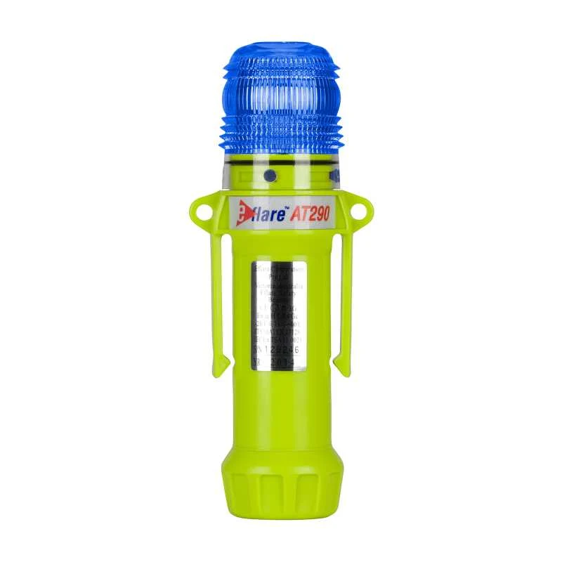 Eflare™ AT290 Safety Beacon in blue, used for law enforcement and emergency vehicle indication.