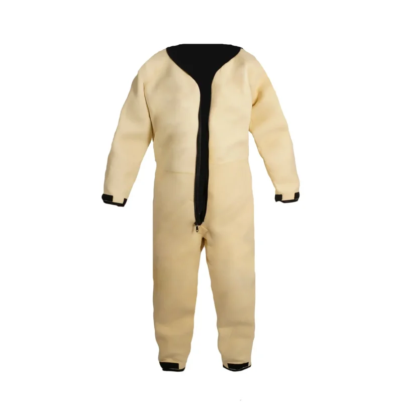 Front view of foam inner buoyancy liner designed for added flotation inside Mustang Survival® Ice Commander Rescue Suit.