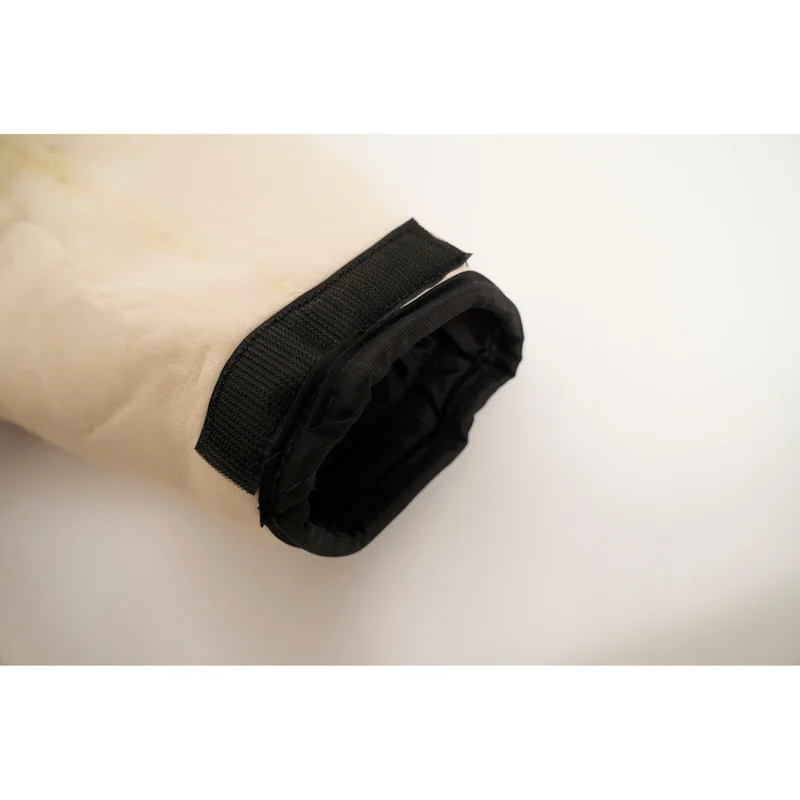 Close-up of the sleeve cuff on the foam inner buoyancy liner for the Mustang Survival® Ice Commander Rescue Suit, highlighting the soft insulating material, reinforced stitching, and secure comfortable fit.