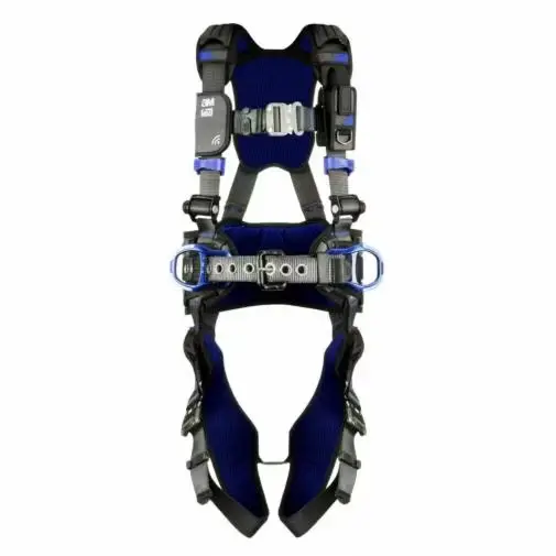 3M™ DBI-SALA® ExoFit™ X300 Safety Harness offers advanced fall protection with ergonomic design, durable materials, and adjustable features for enhanced worker safety and comfort at height.