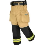 Lakeland® Stealth Premium Turnout Pants, designed for firefighter protection with durable, flame-resistant materials, reinforced knees, and moisture barrier for enhanced comfort and safety.