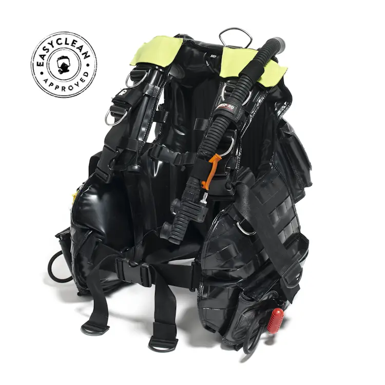 Interspiro™ Divator Rescue BC is a durable and ergonomic buoyancy compensator specifically engineered for rescue divers to ensure safety and control during emergency underwater operations.