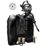 Interspiro™ Divator Pro for Cylinder Pack is a versatile and durable harness system designed to securely hold diving cylinders for professional underwater use.