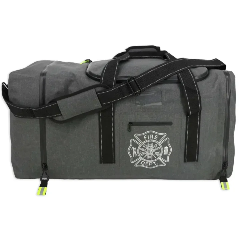 Front view of Lightning X LXFB99 Carcinogen Resistant Dry Turnout Bag, showcasing durable construction.