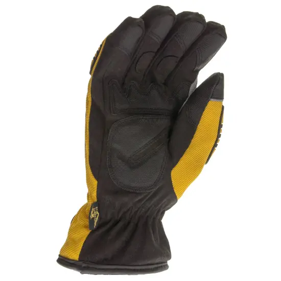 Palm side view of the Dragon Fire BBP Rescue Gloves, showing textured grip surfaces, durable protective layers, and ergonomic stitching for secure handling and comfort during medical and rescue tasks.
