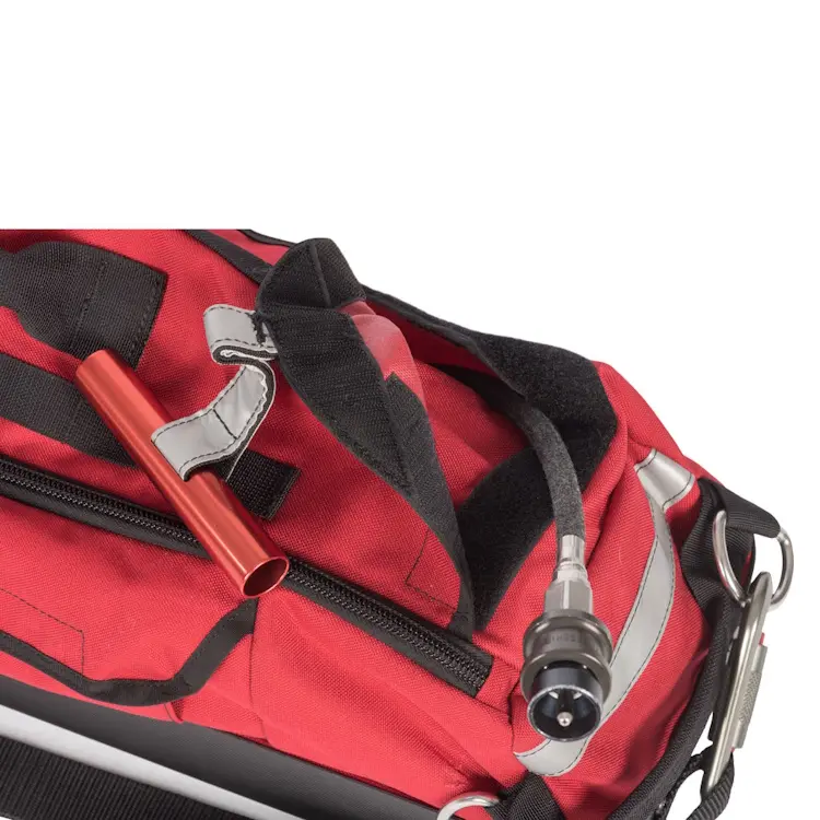 Close-up of open compartment on True North Gear L-3 Lite Speed™ RIT Bag displaying padded interior, organizational pockets, and durable zipper closure.