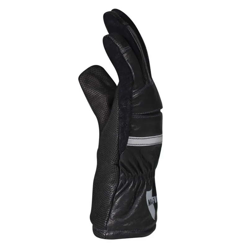 Side view of a single MajFire MFA72 glove highlighting protective layering and flexible construction along the fingers and thumb.