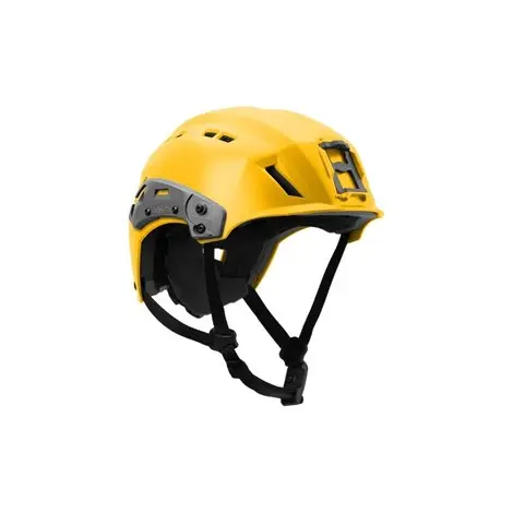 Team Wendy® SAR™ Backcountry Helmet in yellow with advanced impact protection and modular accessory compatibility for rescue missions.