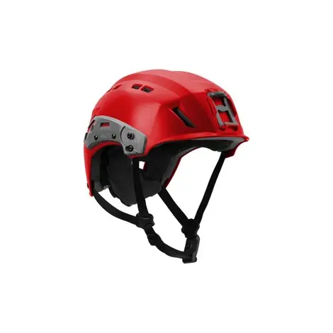 Team Wendy® SAR™ Backcountry Helmet in red with advanced impact protection and modular accessory compatibility for rescue missions.