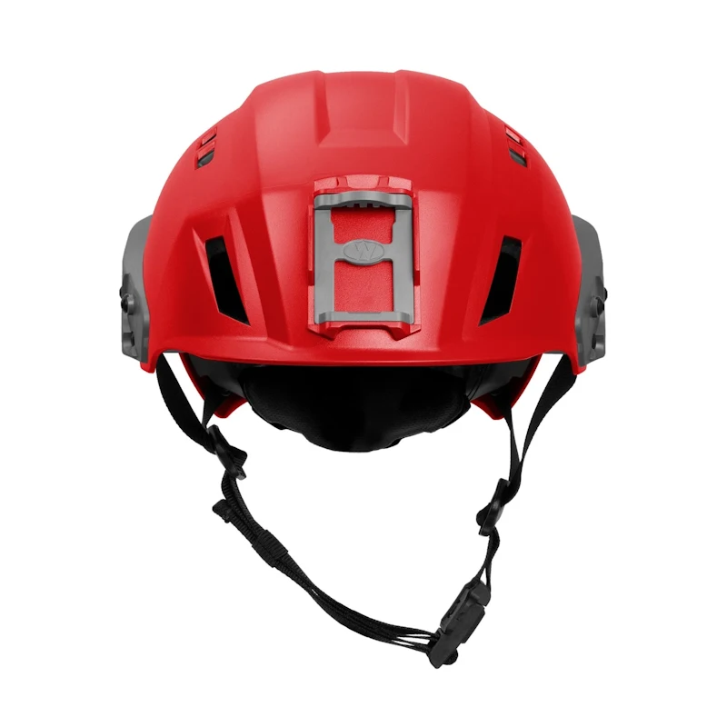 Red Team Wendy® SAR™ Backcountry Helmet front view with advanced impact protection and modular accessory compatibility for rescue missions.