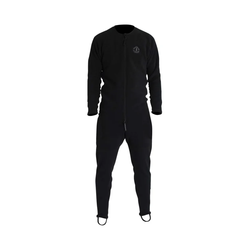 Front view of Mustang Survival® Sentinel™ Series Dry Suit Liner showcasing lightweight, breathable thermal fabric designed for comfortable insulation inside dry suits.
