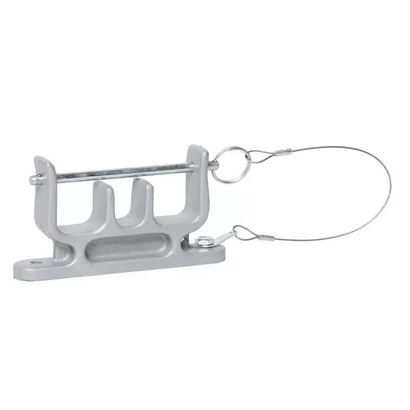 Ziamatic™ Double QUIC-BAR Horizontal Mounting Bracket designed to securely hold two QUIC-BAR tools horizontally, providing organized storage and easy access for firefighting and emergency operations.