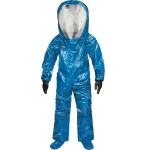 Lakeland® Interceptor® Plus – Level A, Front Entry is a fully encapsulated chemical protective suit engineered for high-level hazmat response, featuring a front-entry design for quick access and maximum containment.