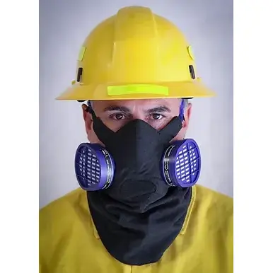 The Hot Shield® HS-5 Respirator Housing and Face Protector Mask is a durable, heat-resistant protective enclosure designed to securely house the Dräger Xplore 3500 respirator while providing full-face protection in high-temperature environments.
