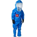The Lakeland® Interceptor® Plus Rear Entry Training Suit is a fully encapsulating, rear-entry chemical protective suit designed for realistic hazmat training with heat-sealed seams and enhanced multi-layer barrier protection.