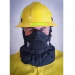 The Hot Shield® HS-2 Wildland Firefighter Face Mask is a flame-resistant, breathable face covering designed to protect firefighters from heat, smoke, and debris during wildland firefighting operations.