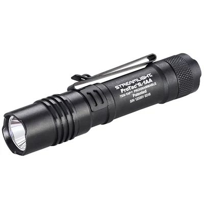 Streamlight® ProTac® 1L-1AA Everyday Carry Flashlight with compact design and textured grip for reliable everyday use.