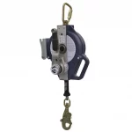 3M™ DBI-SALA® Ultra-Lok™ Self Retracting Lifeline Retrieval – 50 ft with winch cable extended upward and carabiner attached, demonstrating readiness for fall protection and rescue operations.