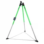 3M™ DBI-SALA® UCT-300 Confined Space Aluminum Tripod – 7 ft, featuring telescoping adjustable locking legs, built-in pulley system, rubber safety shoes with spiked edges, safety leg support chain, integrated 5,000 lb (22 kN) anchor points, and quick-connect winch/SRL mounting bracket, designed for safe and efficient confined space entry and rescue operations.