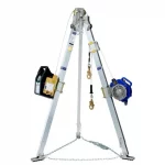 3M™ DBI-SALA® Advanced™ Tripod with Sealed-Blok 3-Way SRL – 50 ft fully assembled, featuring a sturdy aluminum tripod with mounted SRL and cable system designed for confined space entry, rescue, and fall protection applications.