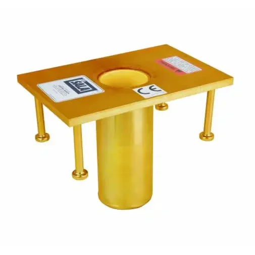 3M™ DBI-SALA® Advanced™ Confined Space Permanent Flush Floor Mount Sleeve Davit Mast Base – heavy-duty, corrosion-resistant davit mast base designed for permanent flush floor mounting, providing secure and stable support in confined space rescue and fall protection.