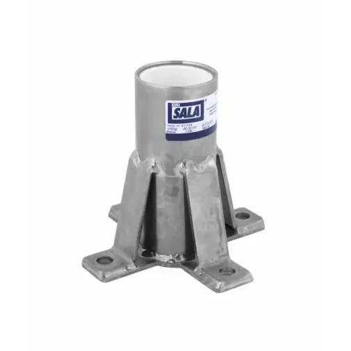 3M™ DBI-SALA® Advanced™ Confined Space Permanent Floor Mount Sleeve Davit Mast Base provides a fixed anchorage solution for confined space entry and rescue, designed for permanent installation into concrete flooring.