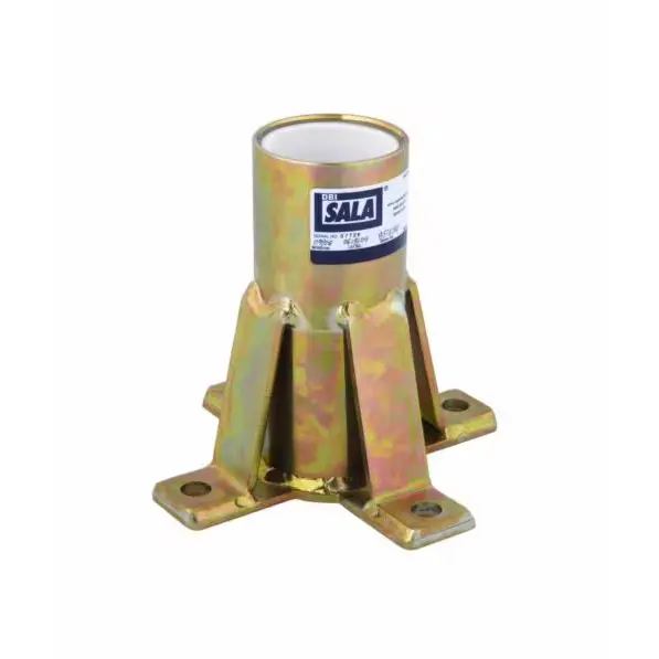 3M™ DBI-SALA® Advanced™ Confined Space Floor Mount Sleeve Davit Base offers a stable and secure anchorage point for confined space entry and rescue, designed for mounting directly to concrete floors.