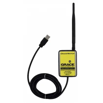 Grace Industries® GraceWatch® Safety Alert System used for real-time monitoring and emergency alerting to enhance worker safety in industrial environments.
