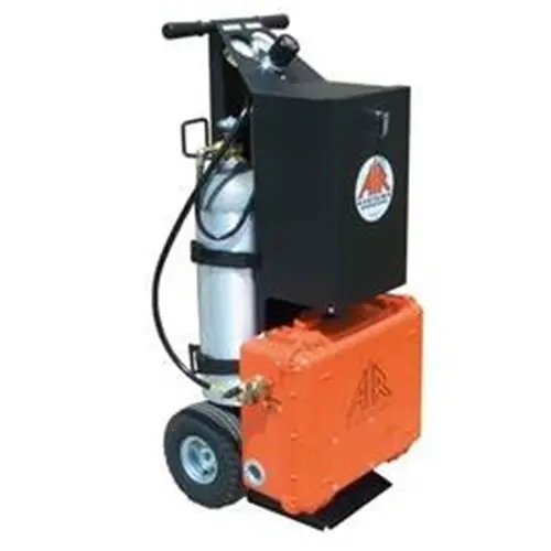 Air Systems® 50 CFM Intrinsically Safe Pneumatic Auto-Air™ cart with 79 CFM flow capacity and 4 couplings, engineered for safe compressed air delivery in hazardous industrial environments.