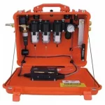 Air Systems® 30 CFM Auto-Air™ Breather-Box® filtration system with 48 CFM flow capacity and 2 to 3 couplings, providing effective compressed air filtration for industrial environments.