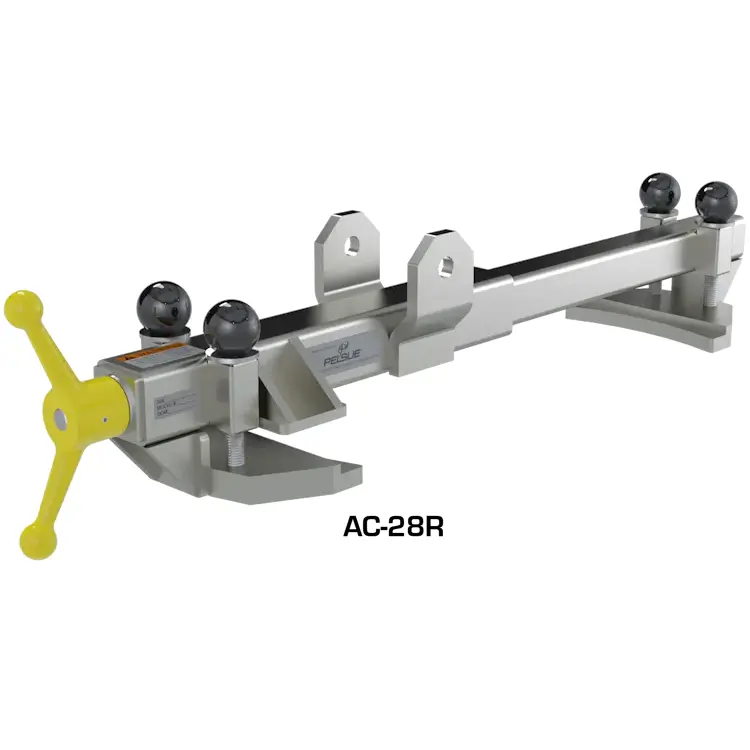 Pelsue® Anchor Clamp AC-28R featuring heavy-duty steel construction with a reliable locking mechanism, engineered for secure gripping of cables and anchors in demanding utility and industrial environments.
