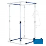 DQE® Single Stall Conversion Kit for MasCas® II Shower, a portable privacy stall used to create a single-person decontamination area during emergency response operations.