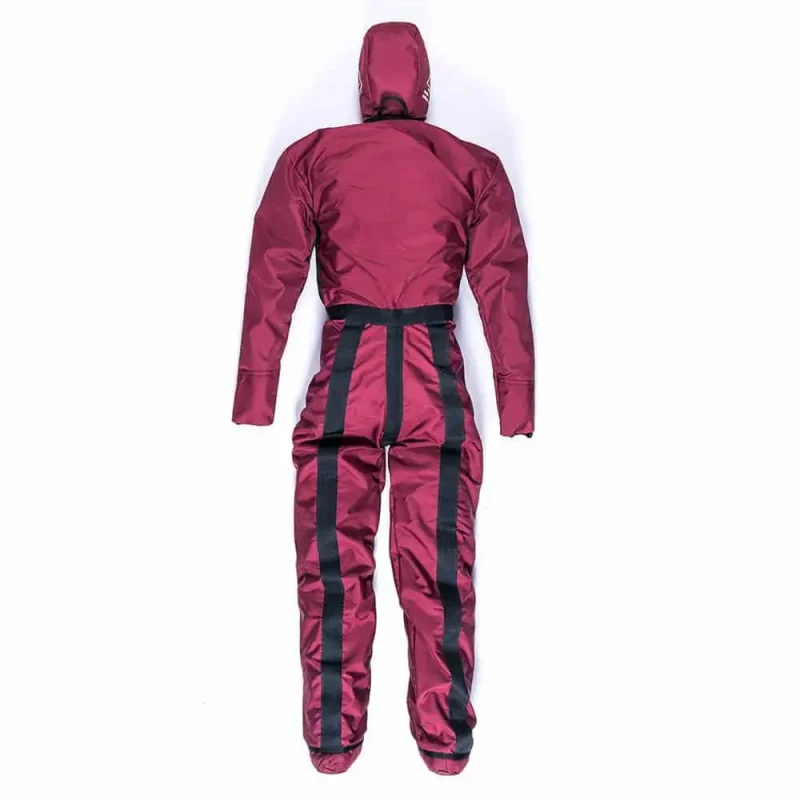 Back view of a Ruth Lee™ Duty Plus Manikin, showcasing its durable design for realistic rescue and emergency training exercises.