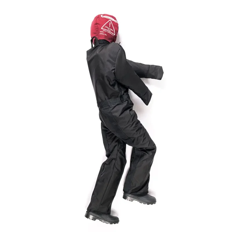 Side view of a Ruth Lee™ Duty Training Manikin, highlighting its lifelike features and rugged construction for emergency training scenarios.