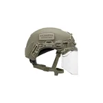 Side view of Team Wendy® EXFIL® Face Shield showing clear protective visor and ergonomic design for head and face protection.