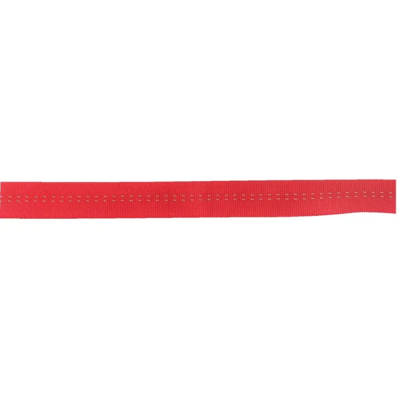 NRS Sterling TechTape 1-inch red tubular webbing, designed for climbing, rescue, and rigging applications.