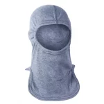 MajFire PRO-X1 Rayon Kevlar Hood shown in grey knit fabric with reinforced seams, featuring a full-coverage design for dependable thermal protection, comfort, and a secure fit.