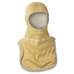 MajFire PRO-X2-23 PG Hood in gold, flame-resistant protective firefighting hood designed for thermal protection and structural fire service use in high-heat environments.