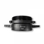 Kochek black aluminum 54L swivel long handle 5 NH female by rocker lug male coupling adapter.