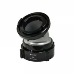 Kochek black aluminum 30 degree elbow with Storz by swivel rocker lug female coupling.