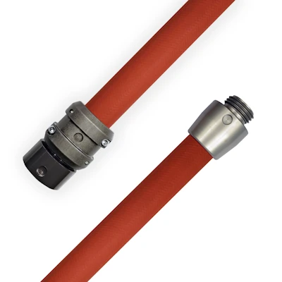 Kochek KR300BH-FR 300 PSI Rubber Covered Hose w/Field Repairable Couplings