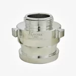 Kochek B36R British Instantaneous Male x Male Thread fire hose adapter for connecting compatible British Instantaneous and threaded fittings.