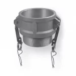 Kochek ALB Camlock Female x Male NPT adapter for connecting compatible hoses, pumps, and threaded fittings in industrial and fire service applications.