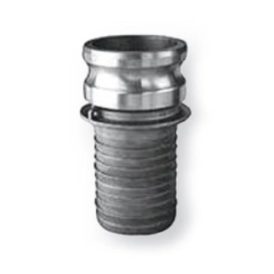 Kochek ALE Camlock Male x Hose Shank adapter for connecting compatible hoses and camlock fittings in industrial and fire service applications.