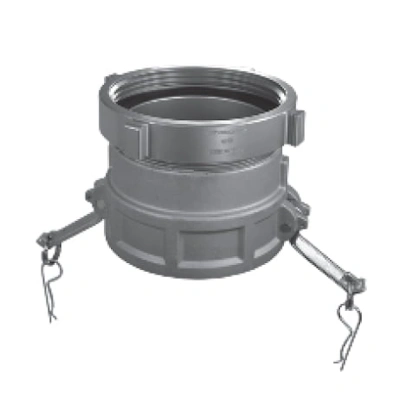 Kochek K34R Camlock Female x Rigid Female Thread adapter for connecting compatible hoses, pumps, and threaded fittings in industrial and fire service applications.
