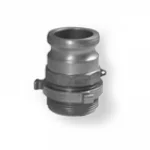 Kochek K36R Camlock Male x Rigid Male Thread adapter for connecting compatible hoses, pumps, and threaded fittings in industrial and fire service applications.