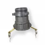 Kochek K73R Camlock Female x Rigid Male Thread adapter for connecting compatible hoses, pumps, and threaded fittings in industrial and fire service applications.